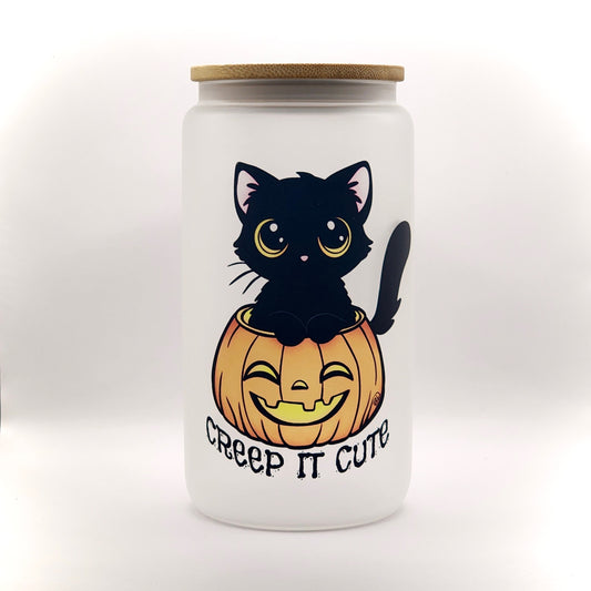 Creep It Cute Glass Tumbler