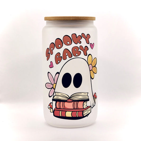 Spooky Baby Glass Tumbler