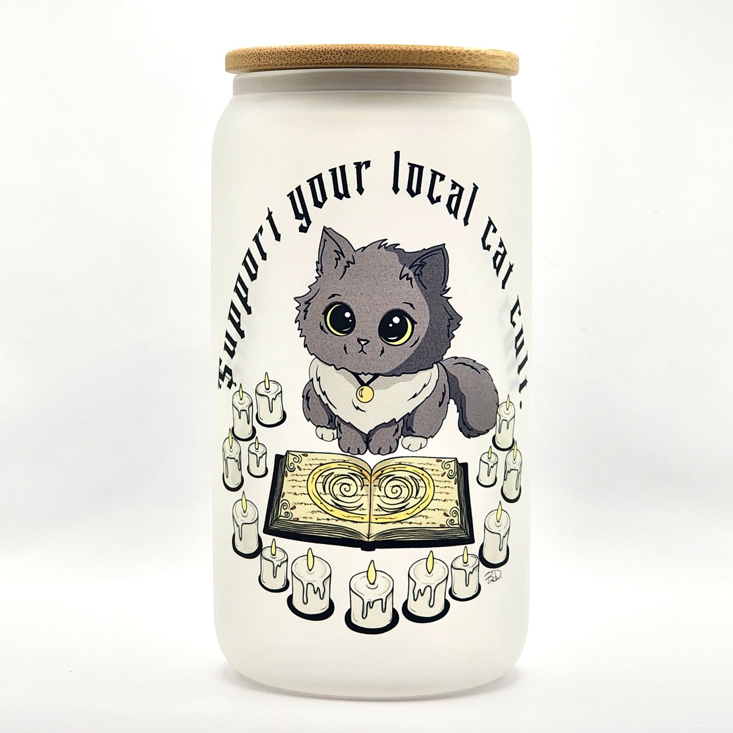 Cat Cult Glass Tumbler