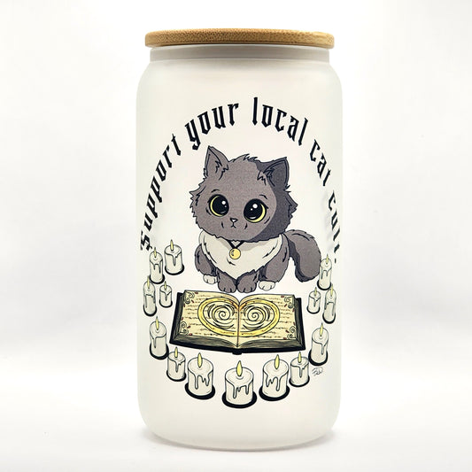 Cat Cult Glass Tumbler