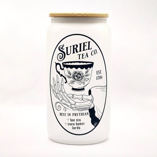 Suriel Tea CO. Glass Tumbler